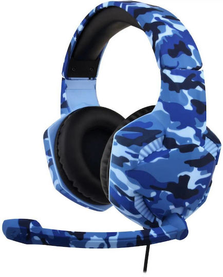 Subsonic War Force Over Ear Gaming Headset με σύνδεση 3.5mm Μπλε