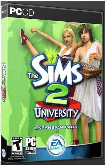The Sims 2 University Expansion Pack PC Game (Used)