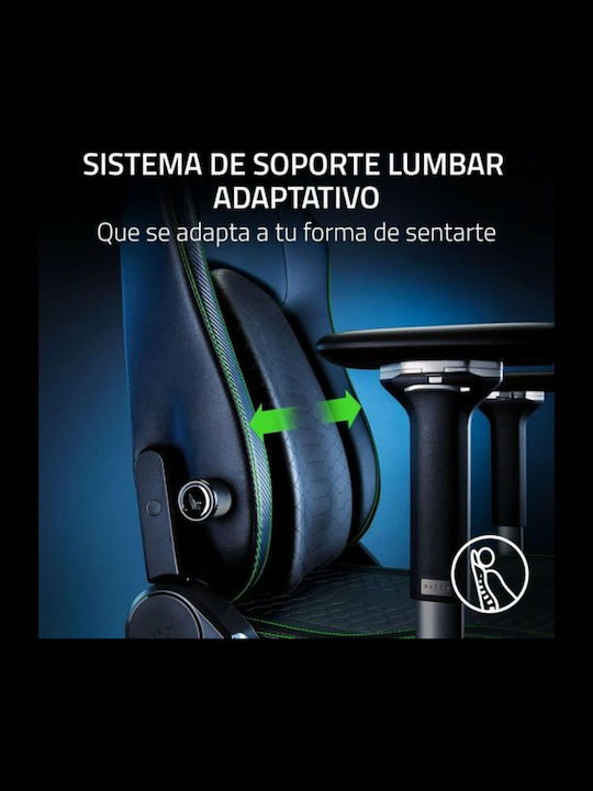 Razer Iskur V2 Геймърски стол с регулируеми подлакътници Сив