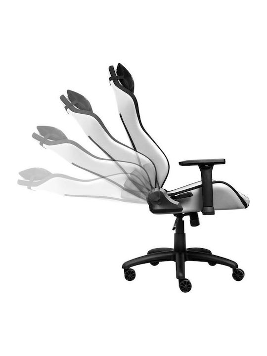 Trust Gxt 714 Fabric Gaming Chair with Adjustable Arms Black / White