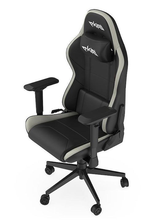 SPC Gear SR600 CREW EDITION Καρέκλα Gaming Δερματίνης με Ρυθμιζόμενα Μπράτσα Μαύρη