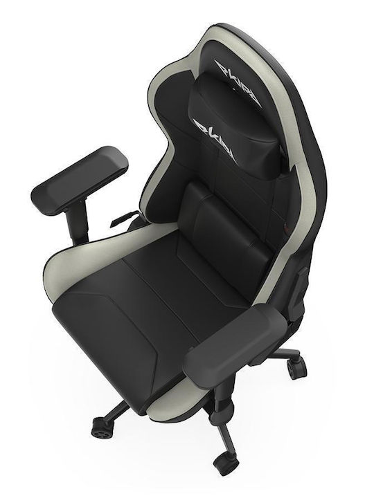 SPC Gear SR600 CREW EDITION Καρέκλα Gaming Δερματίνης με Ρυθμιζόμενα Μπράτσα Μαύρη