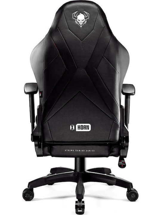 Diablo X-Horn 2.0 Καρέκλα Gaming Δερματίνης με Ρυθμιζόμενα Μπράτσα Μαύρη