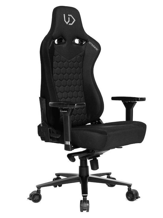 Ultradesk Throne Καρέκλα Gaming Δερματίνης με Ρυθμιζόμενα Μπράτσα Μαύρη