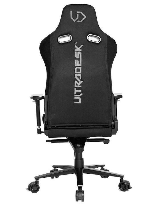 Ultradesk Throne Καρέκλα Gaming Δερματίνης με Ρυθμιζόμενα Μπράτσα Μαύρη