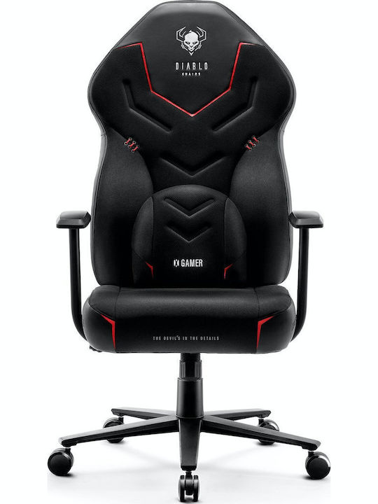 Diablo X-Gamer Scaun Gaming Din piele ecologică Dark Obsidian