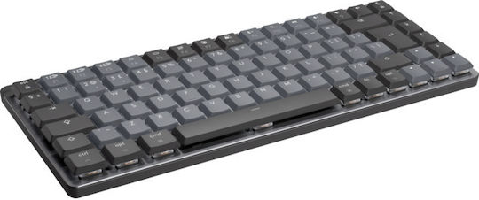 Logitech MX Mechanical Mini for Mac Kabellos Nur Tastatur Englisch US Gray