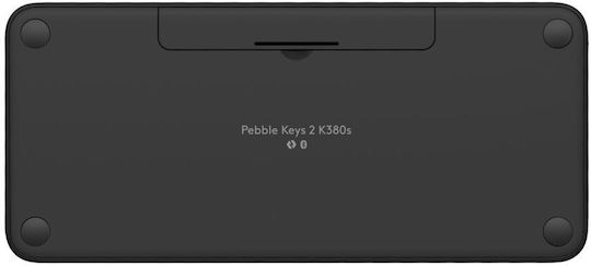 Logitech Pebble Keys 2 K380s Безжично Само клавиатура Международен английски Сив