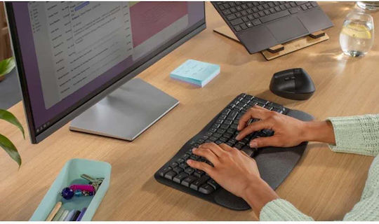Logitech Wave Keys Fără fir Doar tastatura Engleză US Gri