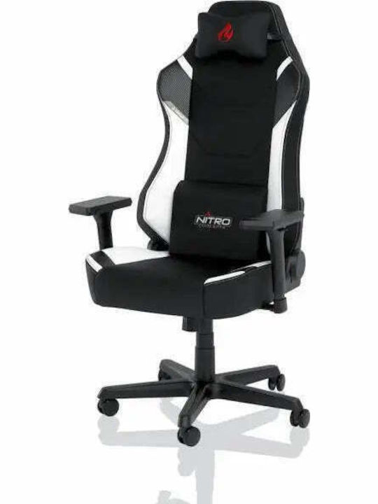 Nitro Concepts X1000 Υφασμάτινη Καρέκλα Gaming με Ρυθμιζόμενα Μπράτσα Radiant White