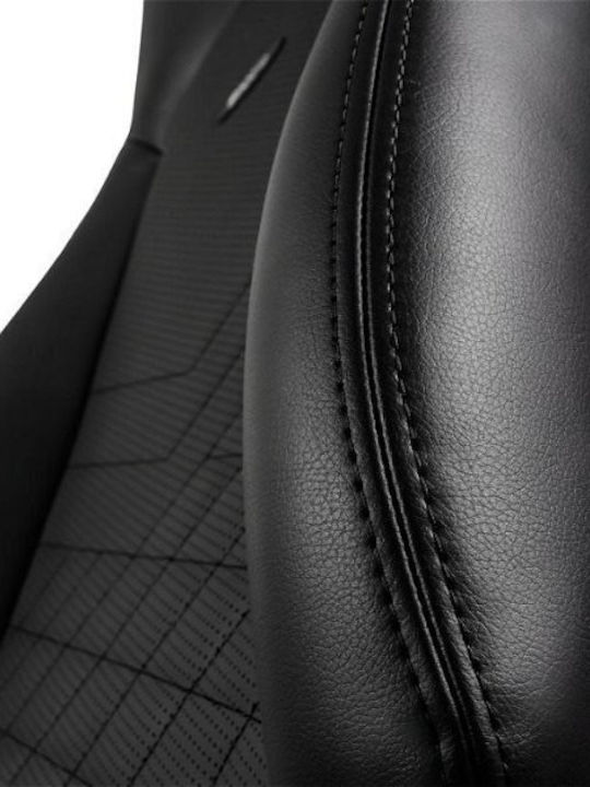 Noblechairs Icon Καρέκλα Gaming Δερματίνης με Ρυθμιζόμενα Μπράτσα Μαύρη