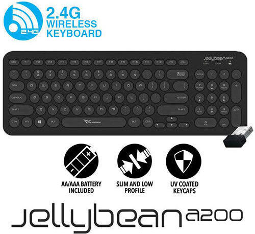 Alcatroz Jellybean Fără fir Doar tastatura Engleză US