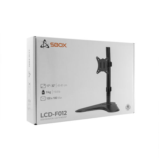 Sbox Επιτραπέζια Βάση Οθόνης έως 32" (LCD-F012)