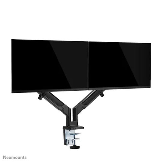 Neomounts Stand Desk Mounted for 2 Monitors up to 32" with Arm (DS70-810BL2)