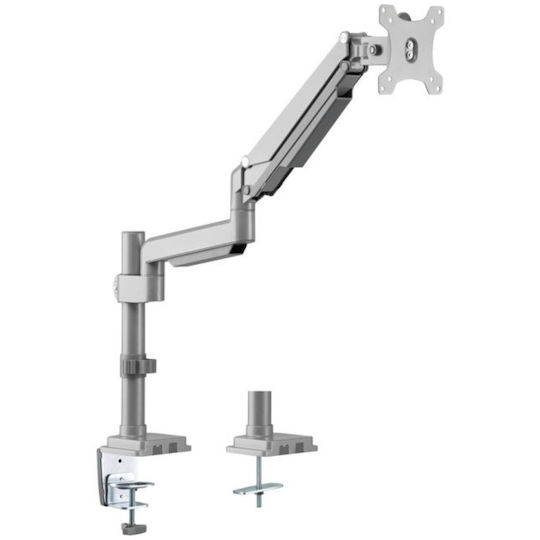 Equip Стойка Монитор до 27" с Рамо Сребриста (650112)
