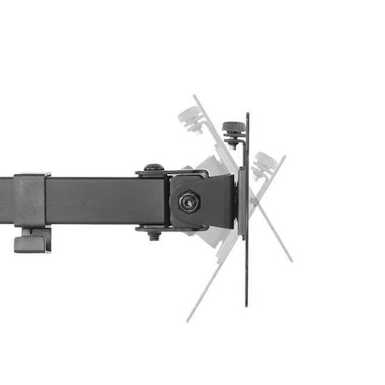 Neomounts Schreibtisch Halterung für 3 Monitore bis 27" mit Arm (FPMA-D550DD3BLACK)