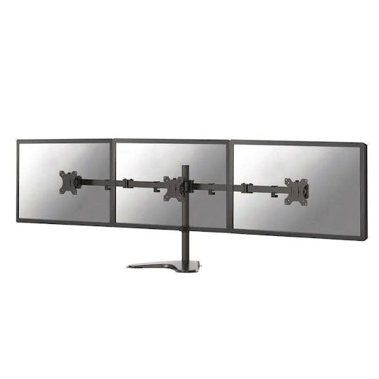 Neomounts Schreibtisch Halterung für 3 Monitore bis 27" mit Arm (FPMA-D550DD3BLACK)