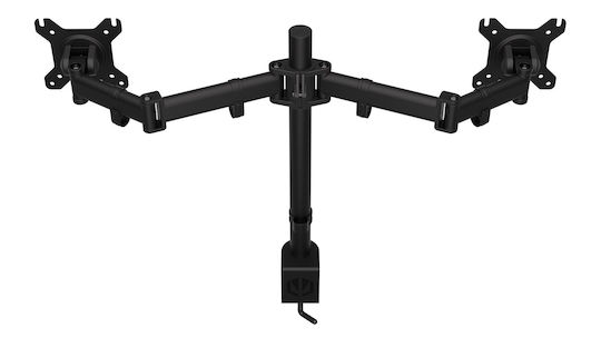 Endorfy Atlas Double Стойка за 2 Монитори до 27" с Рамо Черна