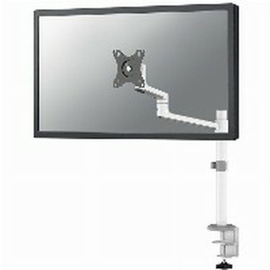 Neomounts Stand Desk Mounted Monitor up to 27" with Arm White (DS60-425WH1)