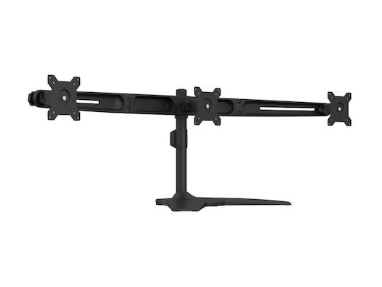 Hagor Tabletop Suport pentru 3 Monitoare până la 24" cu Braț (7187)