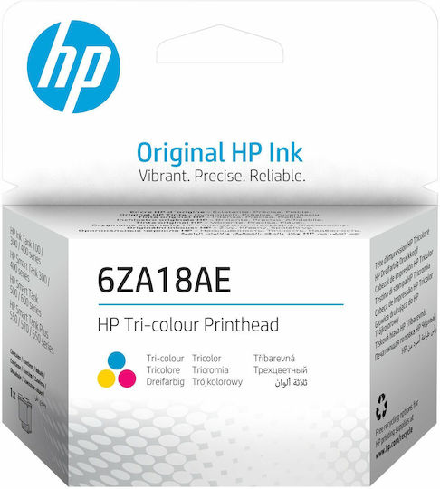 HP Γνήσιο Μελάνι Εκτυπωτή InkJet Πολλαπλό (Color) (6ZA18AE)