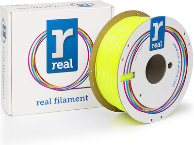 Real Filament PETG 3D-Drucker Filament 1.75mm Translucent Yellow 1kg