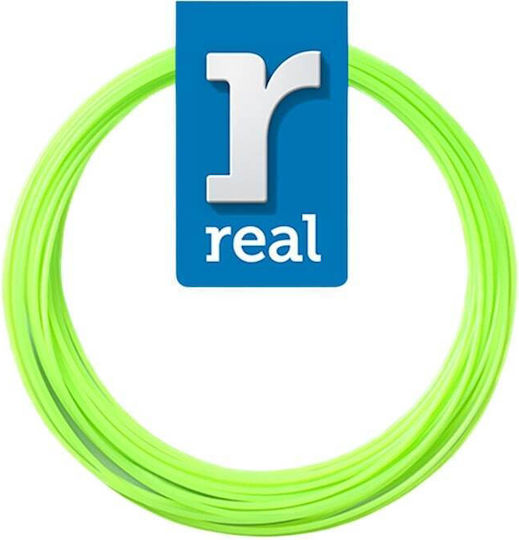 Real Filament PLA Filament pentru imprimante 3D 1.75mm Verde 0.0035kg