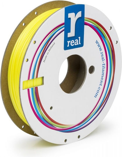 Real Filament PETG 3D Printer Filament 1.75mm Translucent Yellow 0.5kg 1τμχ (Spool)