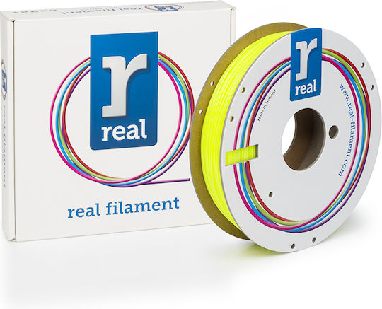 Real Filament PETG Filament pentru imprimante 3D 1.75mm Translucent Yellow 0.5kg