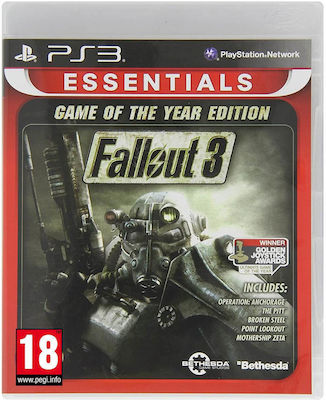 Fallout 3: Game of the Year Edition (Essentials) PS3