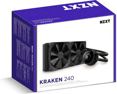NZXT Kraken 240 Water Cooling AIO CPU with 2 120mm Fans