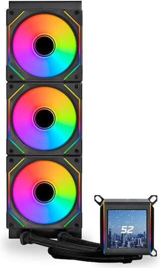 Lian Li GALAHAD II LCD Охлаждане AIO CPU с 3 Вентилатора 120mm и ARGB Осветление