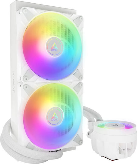 Arctic Liquid Freezer III 280 A-RGB CPU Water Cooling Dual Fan 140mm for Socket AM4/AM5/1700 White