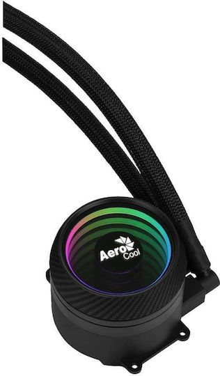 Aerocool Mirage L240 Υδρόψυξη AIO CPU με 2 Ανεμιστήρες 120mm και RGB Φωτισμό