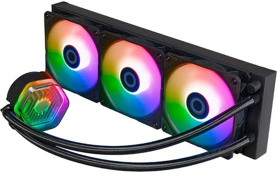 CoolerMaster MasterLiquid 360 ATMOS Water Cooling System AIO CPU With 3 120mm Fans And ARGB Lighting