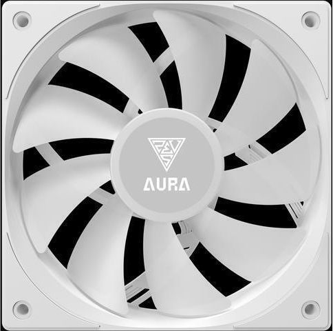 Gamdias AURA GL120 V2 (v2) CPU Water Cooling Single Fan 120mm for Socket AM4/AM5/1700/1200/115x with ARGB Lighting White