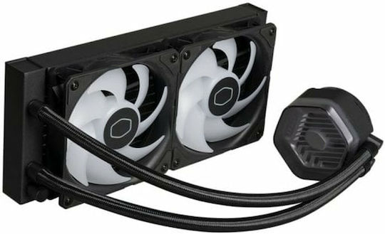 CoolerMaster MasterLiquid 240 ATMOS Water Cooling System AIO CPU With 2 Fans 120mm And ARGB Lighting
