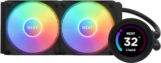 NZXT Kraken Elite 280 RGB Υδρόψυξη AIO CPU με 2 Ανεμιστήρες 140mm