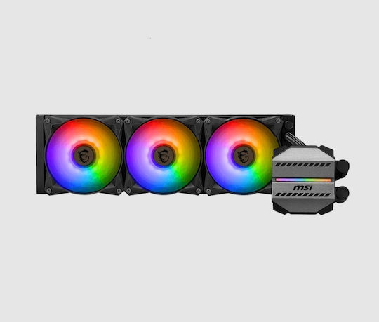 MSI MAG CORELIQUID M360 Охлаждане AIO CPU с 3 Вентилатора 120mm и ARGB Осветление