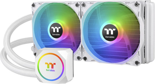 Thermaltake TH420 ARGB Sync Υδρόψυξη AIO CPU με 3 Ανεμιστήρες 140mm Λευκή