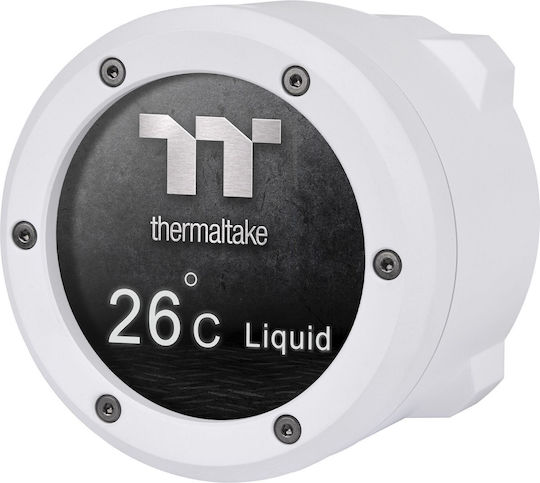 Thermaltake TH280 V2 Ultra Snow Edition v2 Υδρόψυξη AIO CPU με 2 Ανεμιστήρες 140mm και ARGB Φωτισμό Λευκή