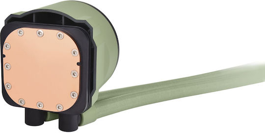 Thermaltake TH280 V2 Matcha Green Edition Υδρόψυξη AIO CPU με 2 Ανεμιστήρες 140mm και ARGB Φωτισμό Πράσινη