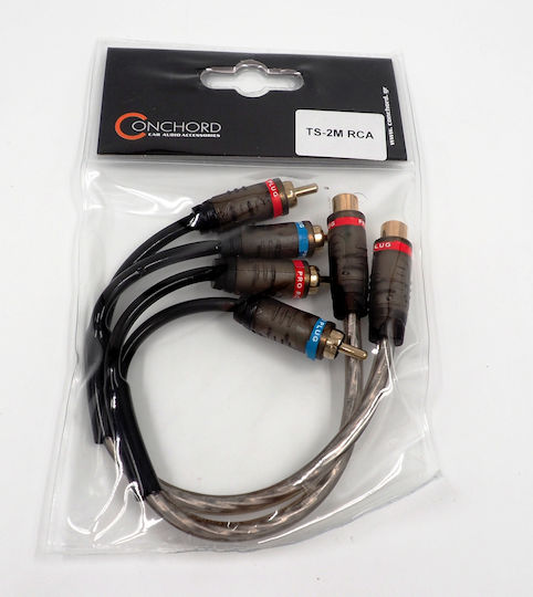Conchord Кабел 2x RCA male - 2x RCA male 0,2м TS-2M