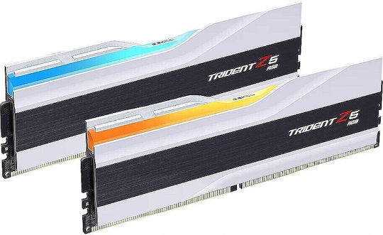 G.Skill Trident Z5 RGB 64GB DDR5 RAM cu 2 module (2x32GB) și Viteză 6000 pentru Desktop