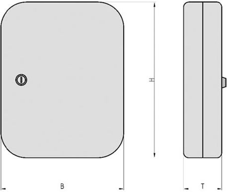 Basi Μεταλλική 10 θέσεων με Κλειδαριά 11.5x1.5x6.5cm Basi Μεταλλική 10 θέσεων με Κλειδαριά 11.5x1.5x6.5cm