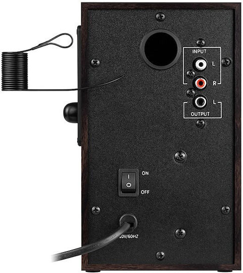 Tracer Charleston Difuzoare de Calculator 2.0 cu Bluetooth și Putere 10W în Maro Culoare