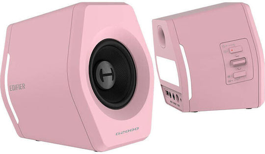 Edifier G2000 RGB 2.0 Wireless Speakers with RGB and Bluetooth 32W Pink