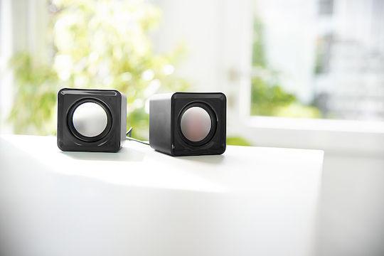 SpeedLink Twoxo Computerlautsprecher 2.0 mit Leistung 5W in Schwarz Farbe