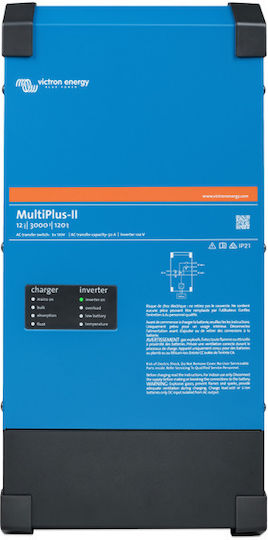 Victron Energy MultiPlus 12/3000/120-32 Pure Sine Wave Power Inverter With Input Voltage 12V PMP122305010