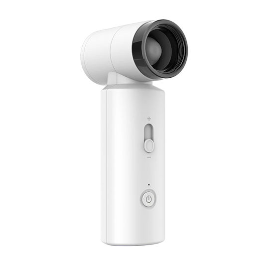 Techsuit Ανεμιστηράκι Χειρός USB Επαναφορτιζόμενο 4500mAh Χωρίς Πτερύγια Μπλε